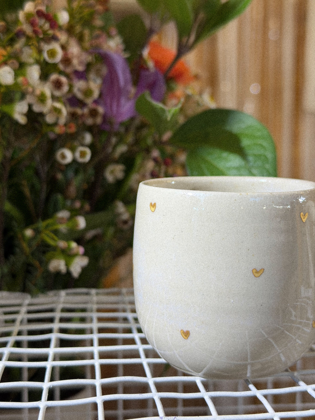 Tasse espresso « Manon » petits coeurs