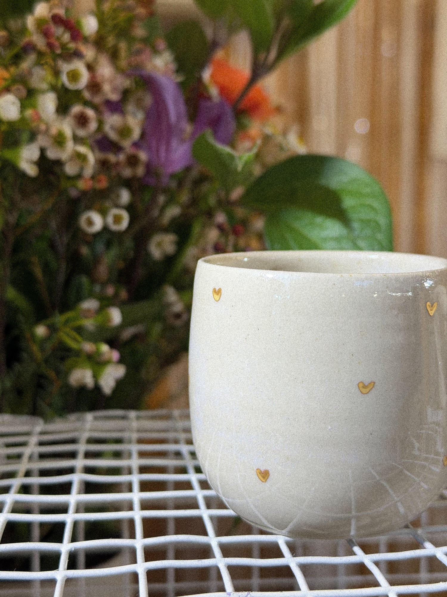 Tasse espresso « Manon » petits coeurs