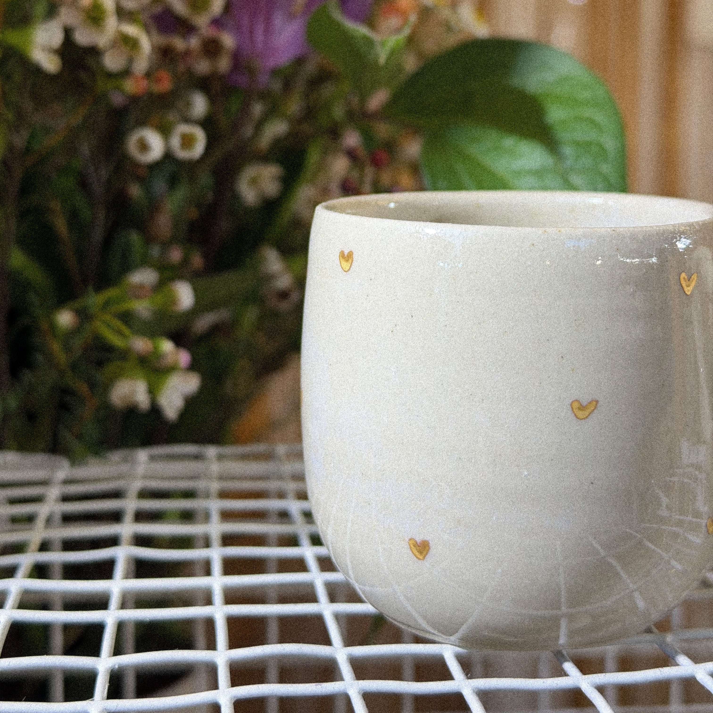 Tasse espresso « Manon » petits coeurs