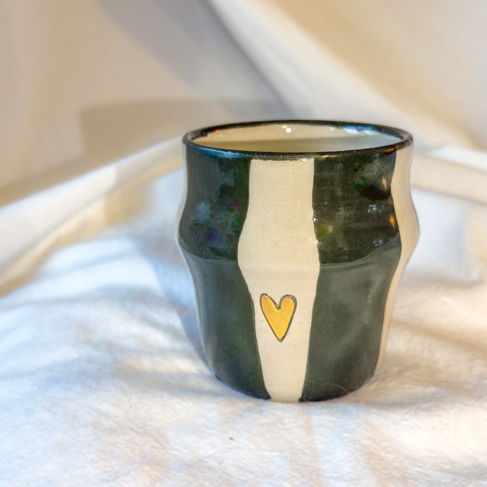 Tasse expresso « Brigitte » 💚🩵