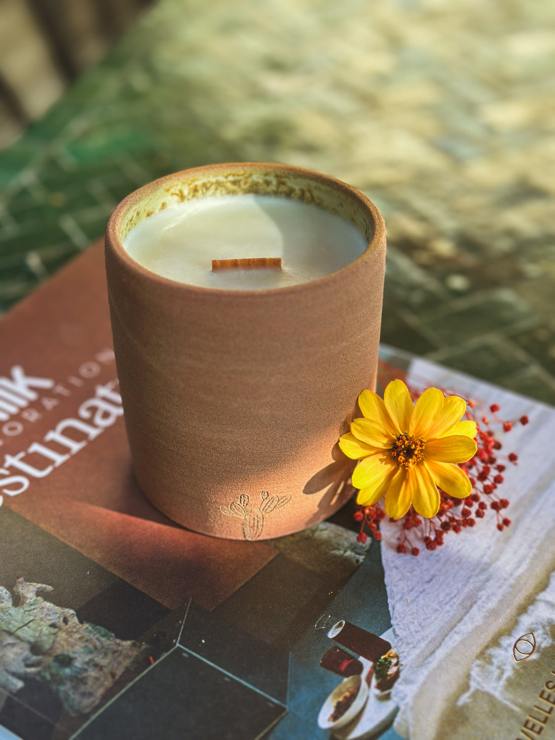 Bougie « Désert 🌵 » parfumée Ambre