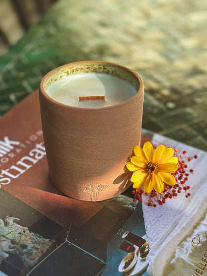 Bougie « Désert 🌵 » parfumée Ambre