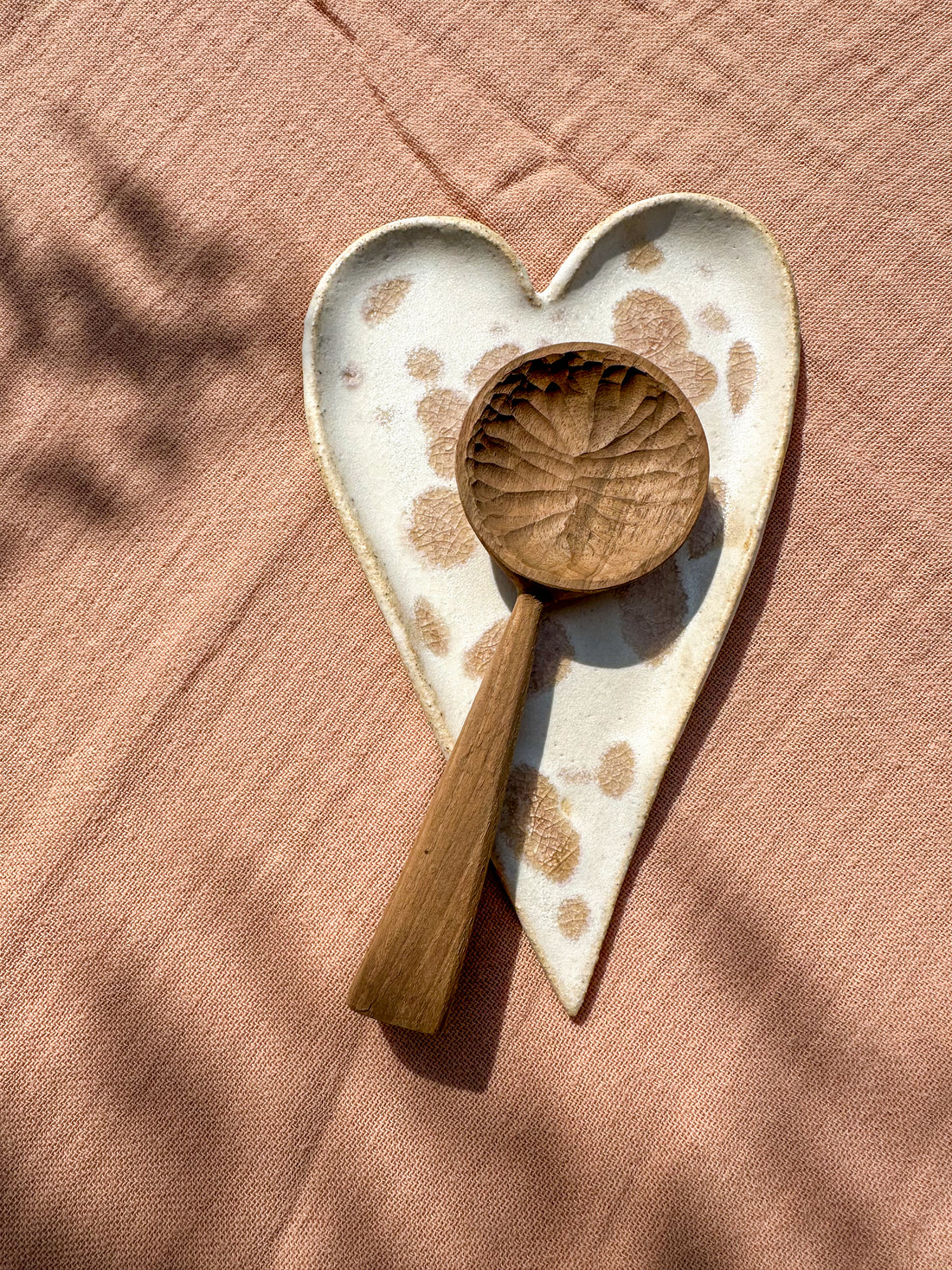 Repose cuillère « corazòn 🤍 »