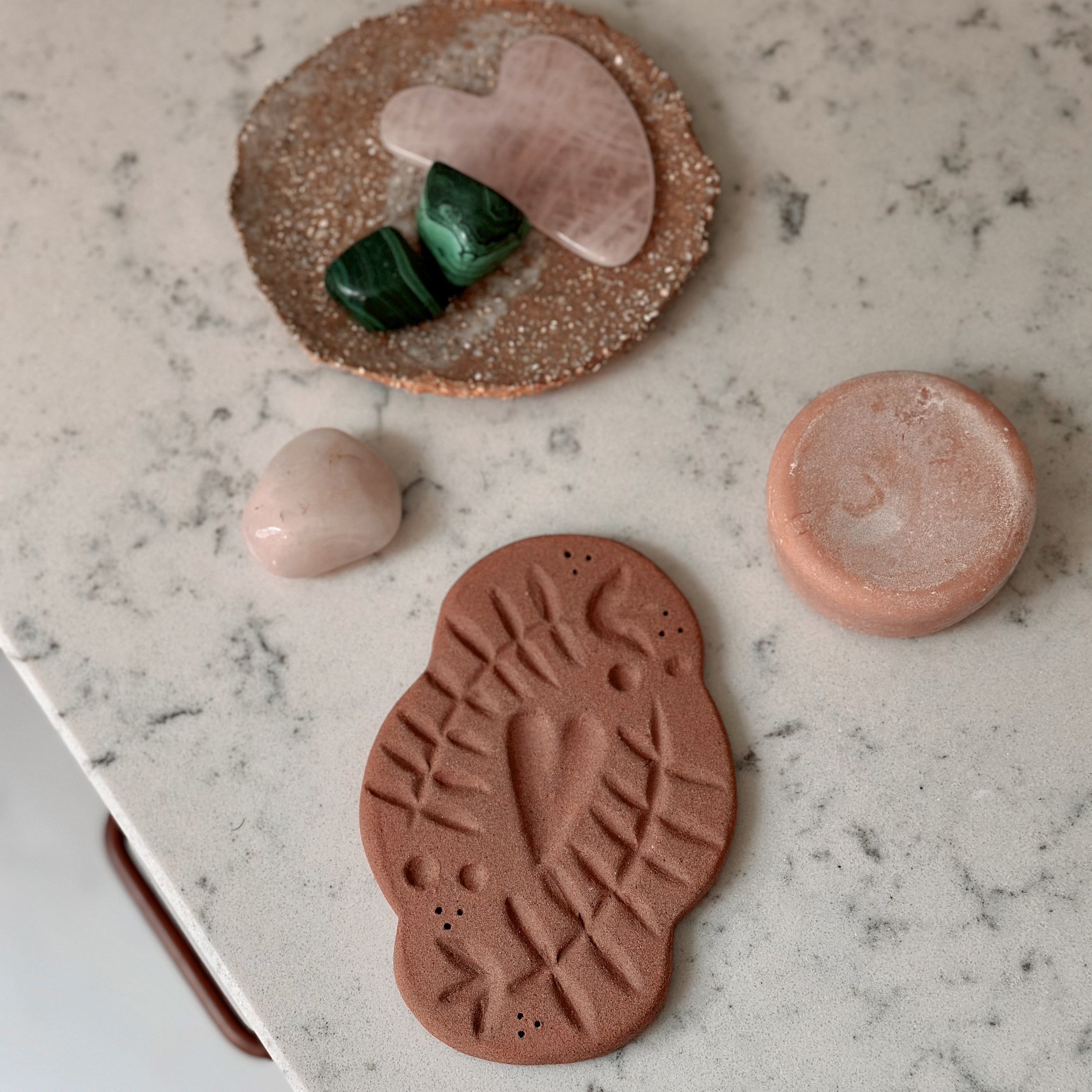 Porte-savon terracotta